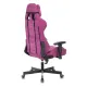 Кресло игровое геймерское Бюрократ VIKING KNIGHT LT15 FABRIC малиновый крестовина металл. Фото товара с разных ракурсов.