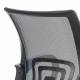 Кресло для приемных и переговорных  "Fly CF-100", серое/черное, 532089. Фото товара с разных ракурсов.