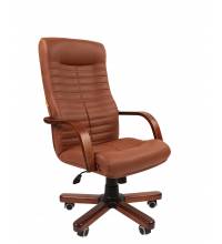 Кресло руководителя Chairman 480WD экопремиум 111 коричневый N