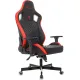 Кресло игровое Knight Outrider черный/красный ромбик эко.кожа с подголов. крестов. металл. Фото товара с разных ракурсов.
