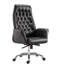 Кресло руководителя PREMIUM Legacy EX-750, синхромеханизм, алюминий, экокожа, черное