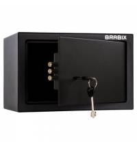 Сейф мебельный  "SF-200KL", 200х310х200 мм, ключевой замок, черный, 291144, S103BR211114