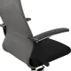 Кресло руководителя PREMIUM Ultimate EX-801 хром, плотная двойная сетка Х2, черное/серое. Фото товара с разных ракурсов.